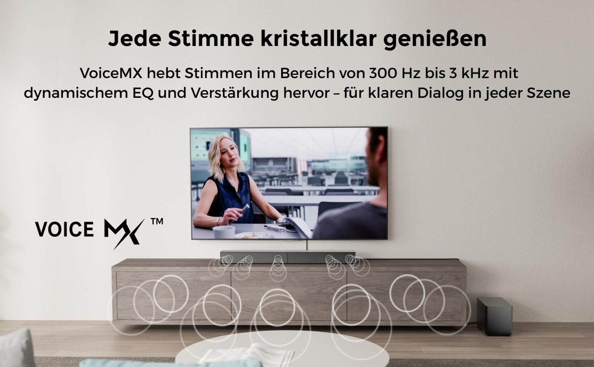 ULTIMEA 5.1 Dolby Atmos Soundbar, Heimkino-Soundsystem mit Subwoofer für TV, 300W Leistung, einstellbare Bassverstärkung, App-Steuerung, Bluetooth 5.4