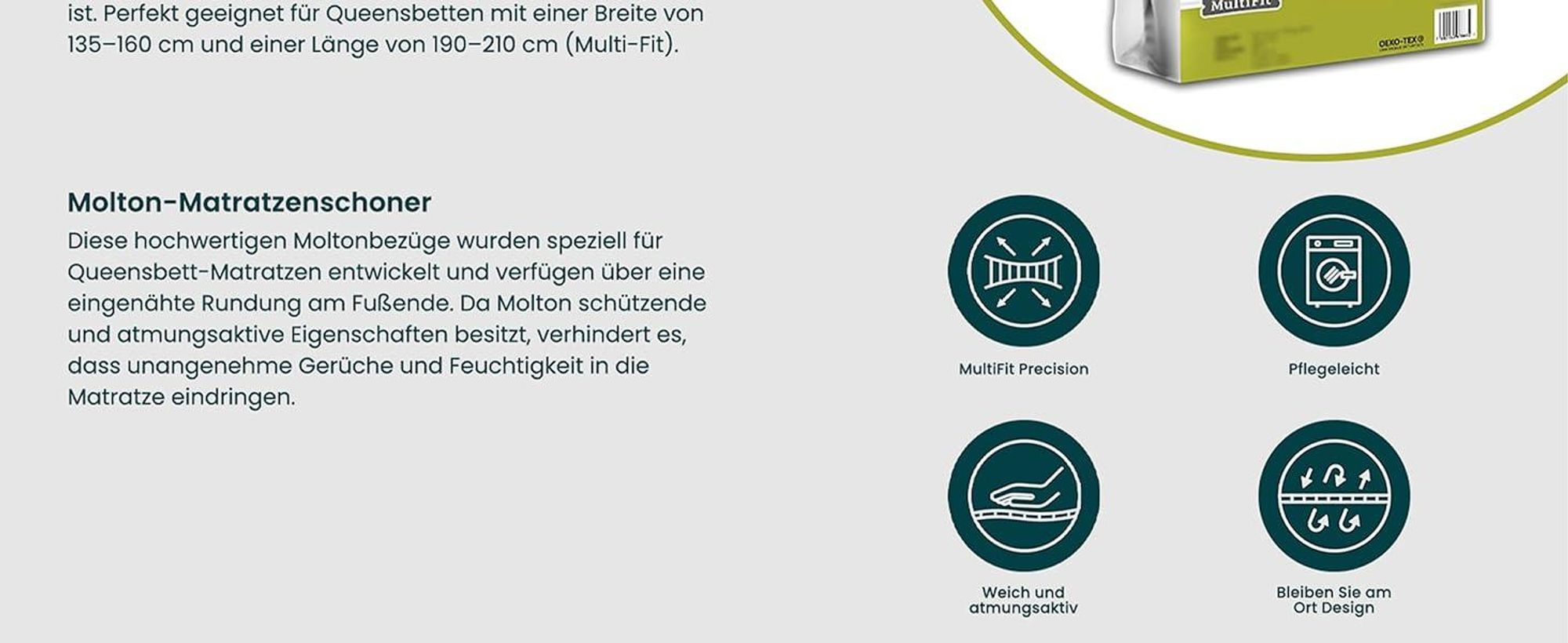 Wohnmobil in der Natur mit Spannbettlaken.