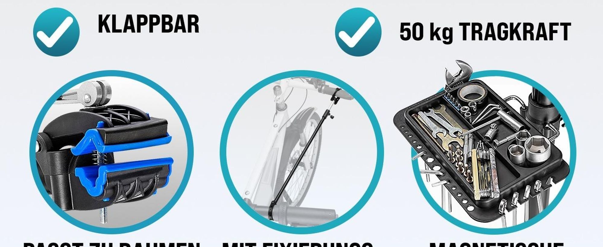 MONZANA Fahrradmontageständer 50 kg Profi