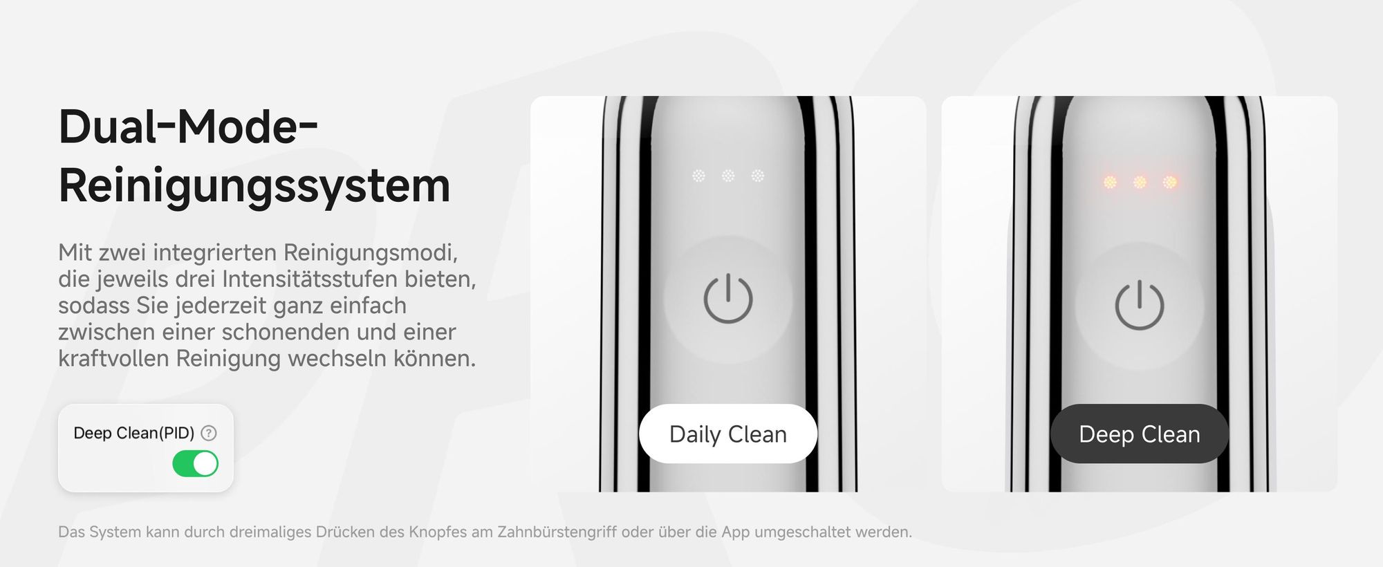 Laifen Wave Pro Elektrische Schallzahnbürste mit App, Drucksensor, 70 Tage Akku, kabelloses Laden und intelligenter Reinigungstechnologie – Edelstahl