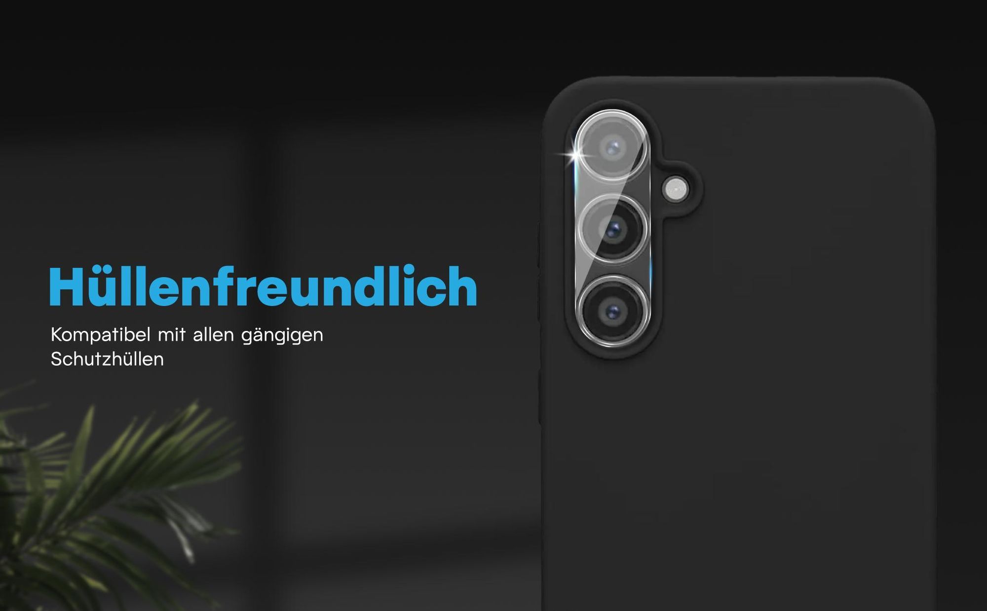 Kamera Schutzglas für Samsung Galaxy A16 5G kompatibel mit allen gängigen Hüllen