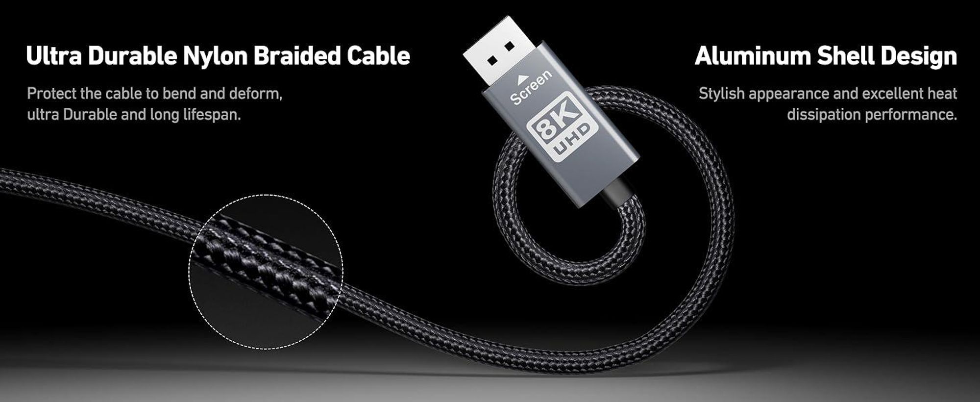 BENFEI USB C auf DisplayPort Kabel 8K 60Hz 4K 144Hz