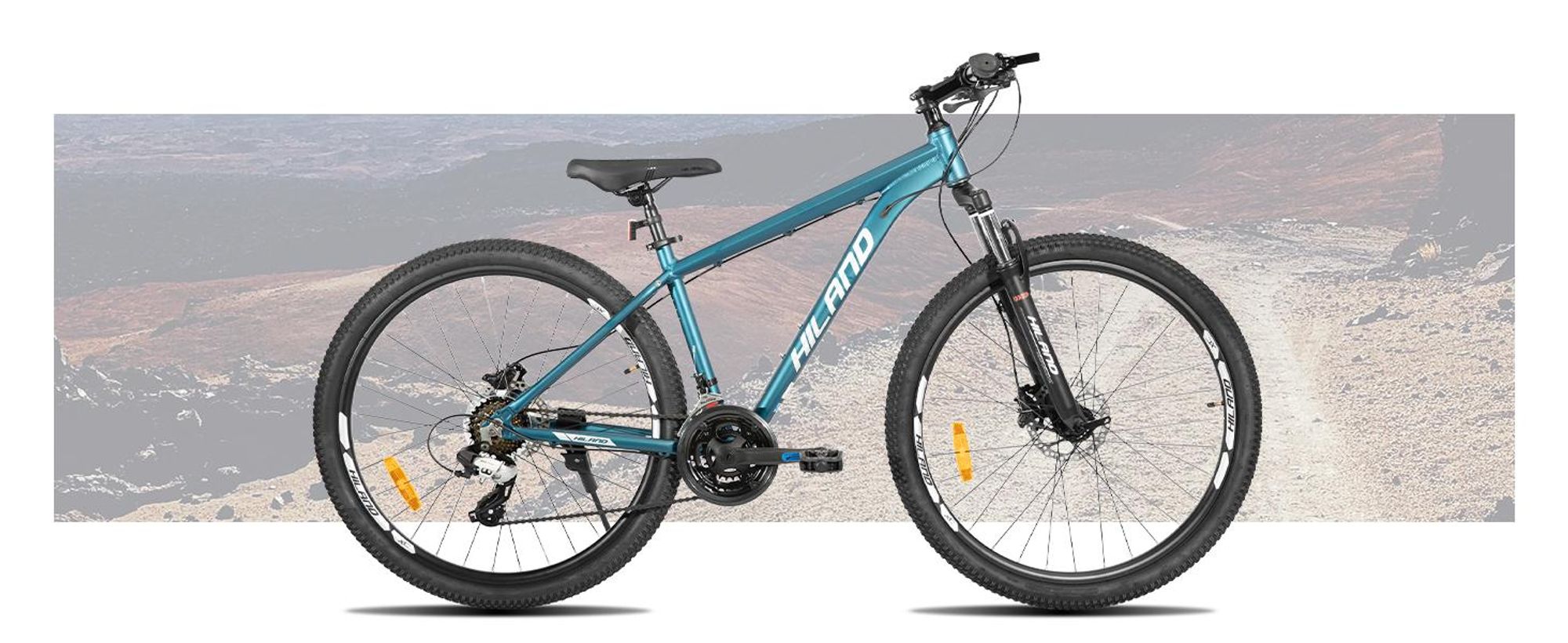Hiland 27,5-Zoll-Mountainbike für Erwachsene, 24 Gänge, leichter Aluminiumrahmen, hydraulische Scheibenbremsen, Offroad-MTB für Männer und Frauen