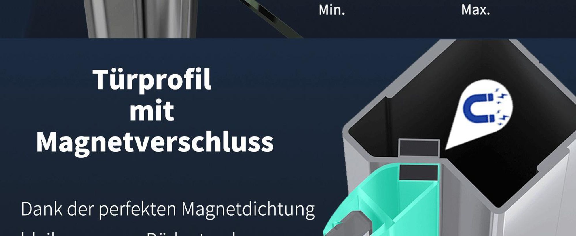 Nischentür 70x195cm Duschabtrennung Schwingtür Nishe Duschkabine Drehtür Duschtür 6mm ESG NANO Glas Duschwand Sicherheitsglas Pendeltür Dusche