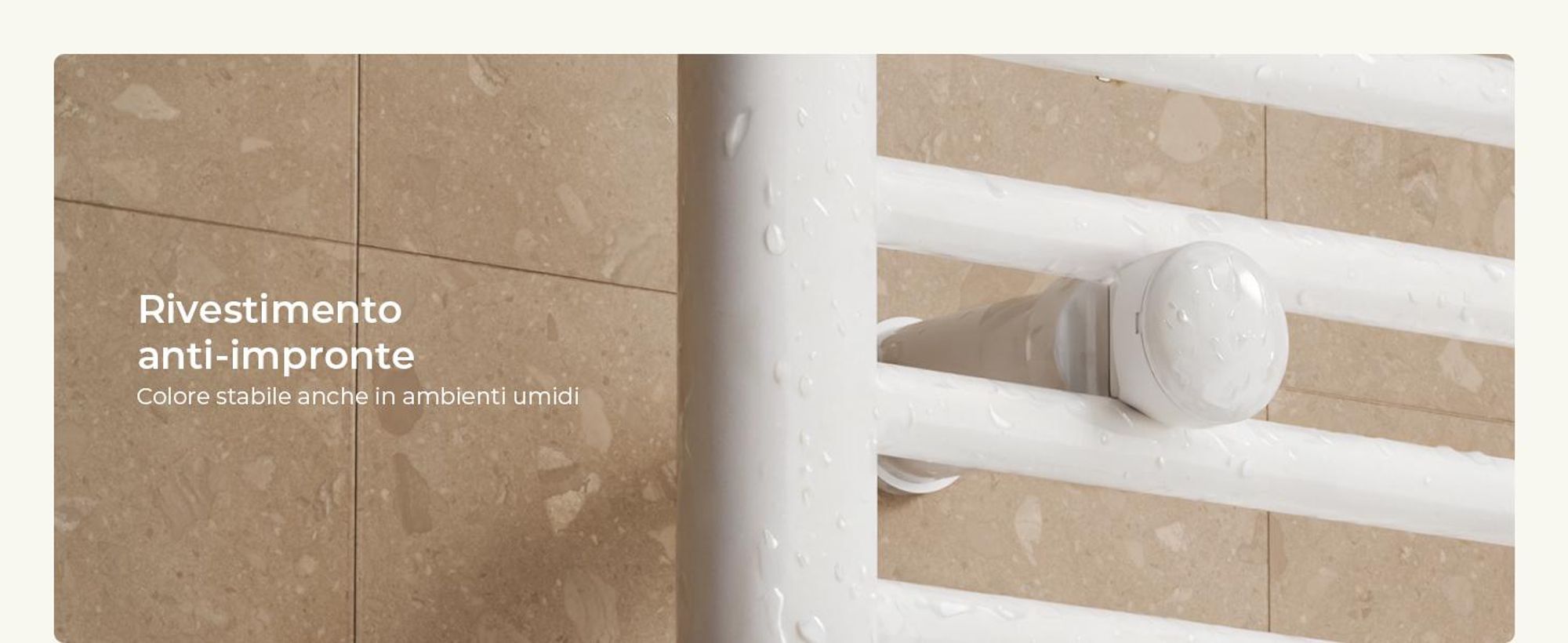 S'AFIELINA Staffa per radiatore bagno, Set di staffe regolabili per radiatore, resistenti all'umidità, incl. valvola di sfiato e tappo cieco, 1 pezzo