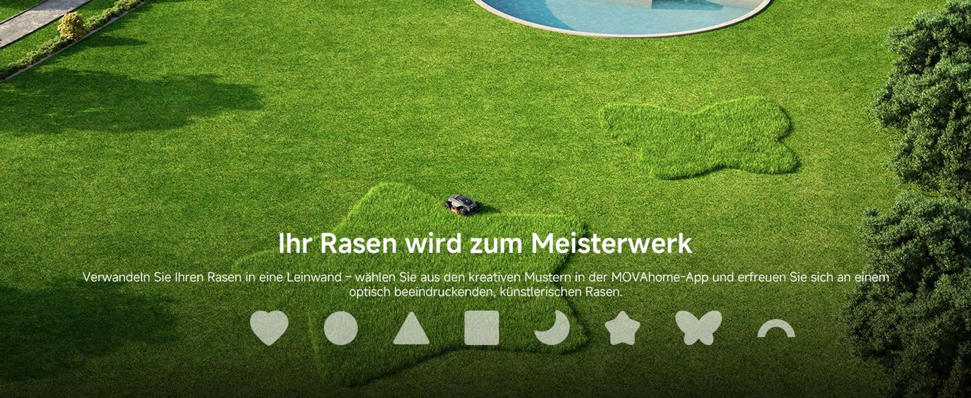 MOVA LiDAX Ultra 2000 AWD Mähroboter – 3D-LiDAR & AI Vision, 4WD Allradantrieb, bis 2000 m², 80 % Steigung, automatische Kartierung ohne RTK