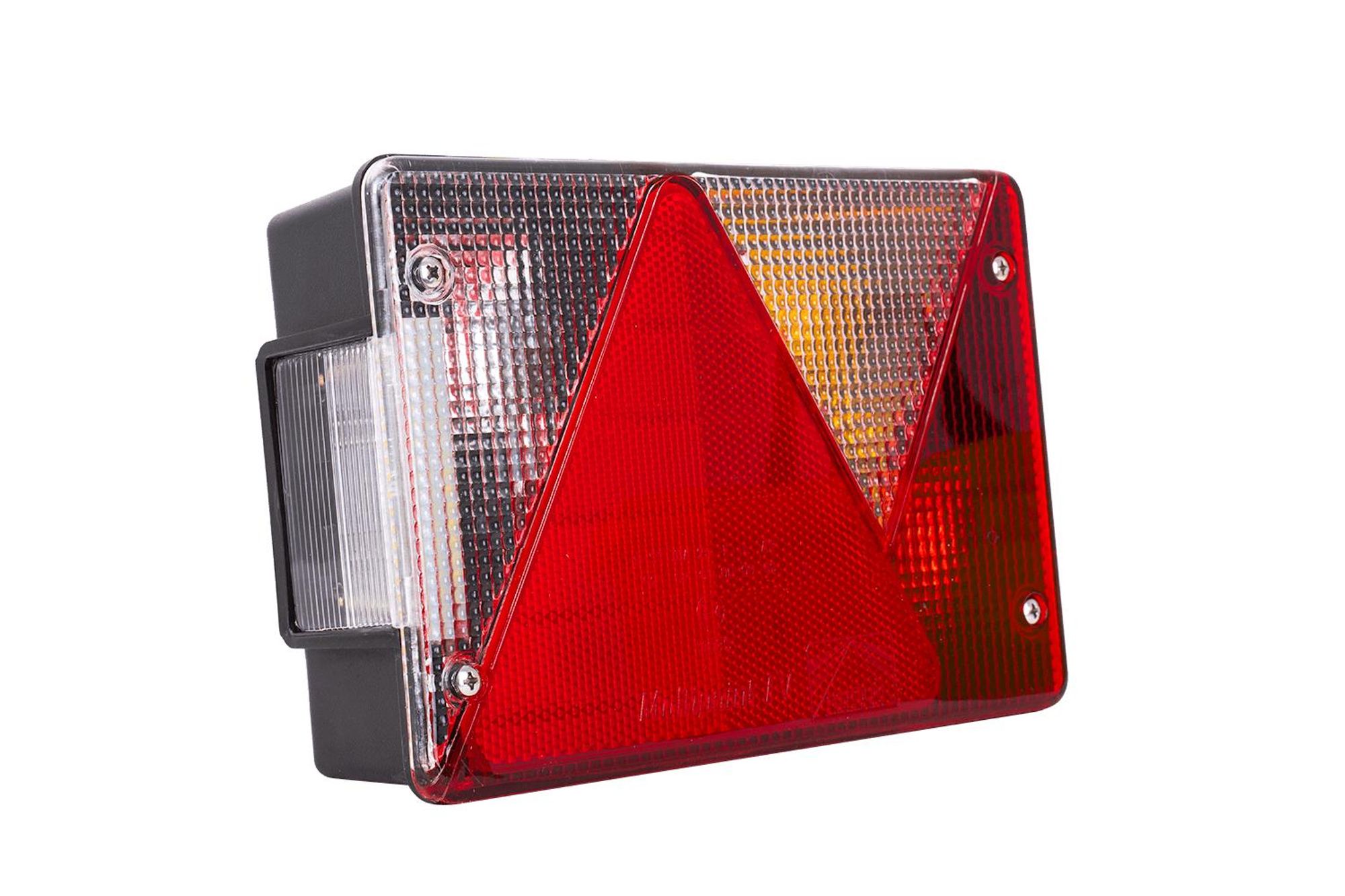 ASPÖCK Rückleuchte Multipoint IV rechts 200 x 136 x 56 mm 12 V auf 24 V umrüstbar IP64 5-Pin-Bajonett 6 Funktionen für Anhänger