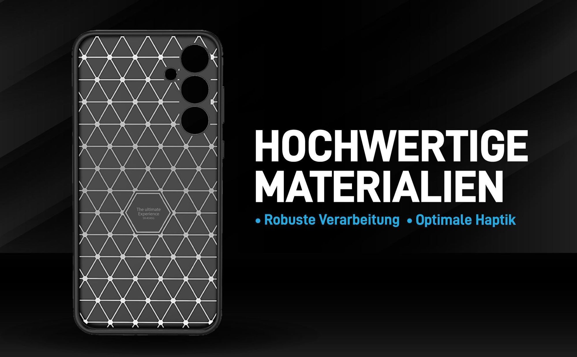 Handyhülle für das Samsung Galaxy A54 5G im Carbon Look