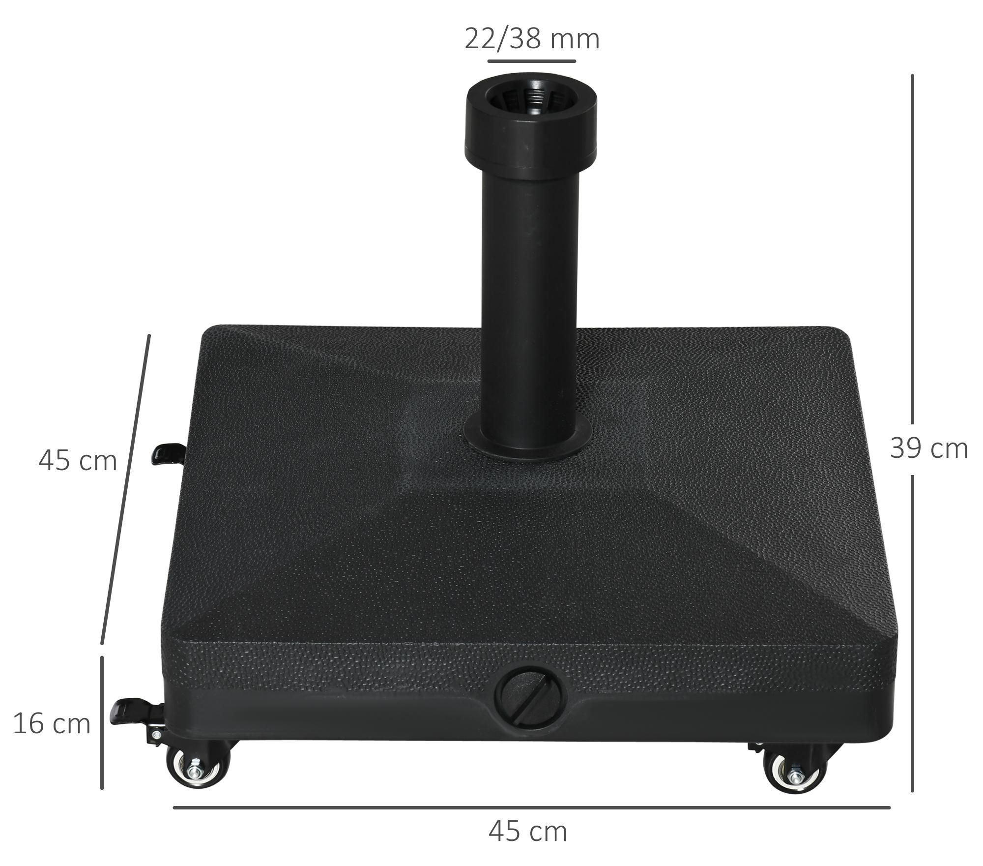 befüllbar schwer rollbar