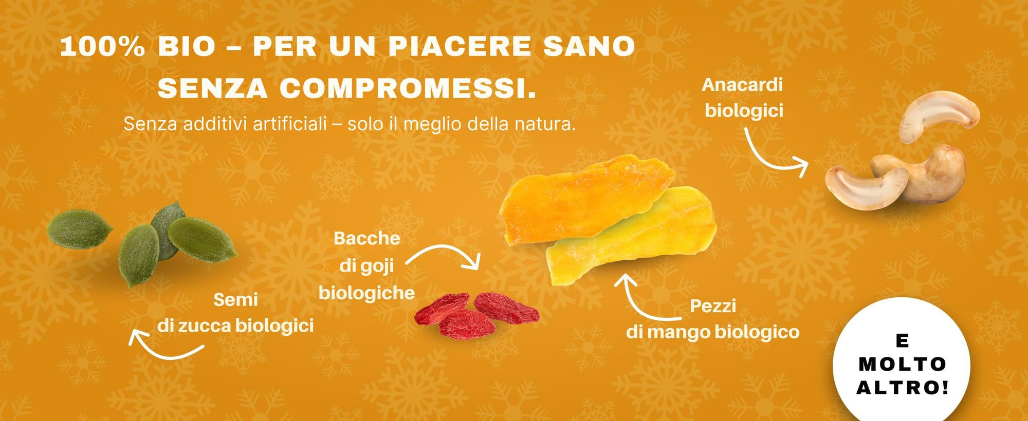 BOXILAND® frutta noci & semi avvento 2026 bio, 24 snack, mix di noci