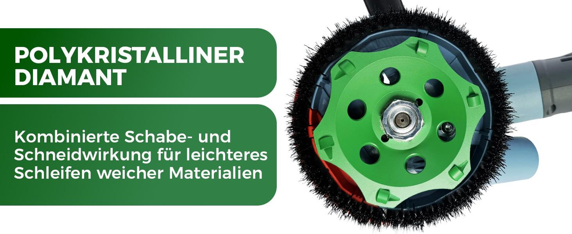 FANZWORK PKD Diamant Schleiftopf 125mm für Winkelschleifer, Betonschleifer