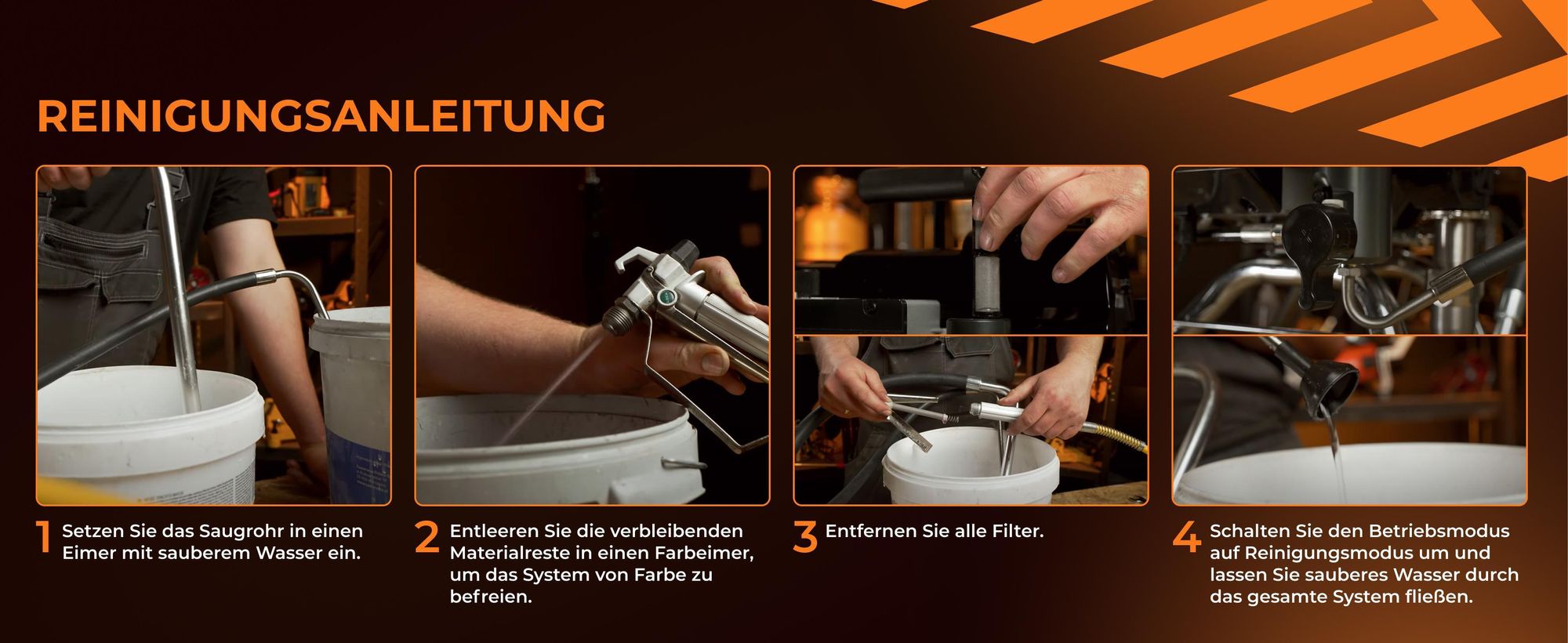Farbspritzgerät Farbsprühsystem 1100W 210 bar, 2 L/min, WT20i, Airless Farbsprühgerät, Lackiergerät