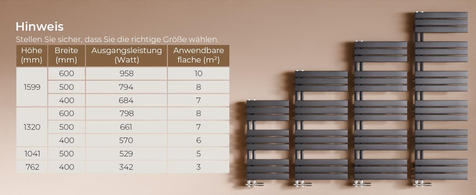 S'AFIELINA 762x400mm Design Badheizkörper Handtuchheizkörper Flach Paneel Seitenanschlusss Heizkörper für Bad Handtuchtrockner Anthrazit 342 Watt