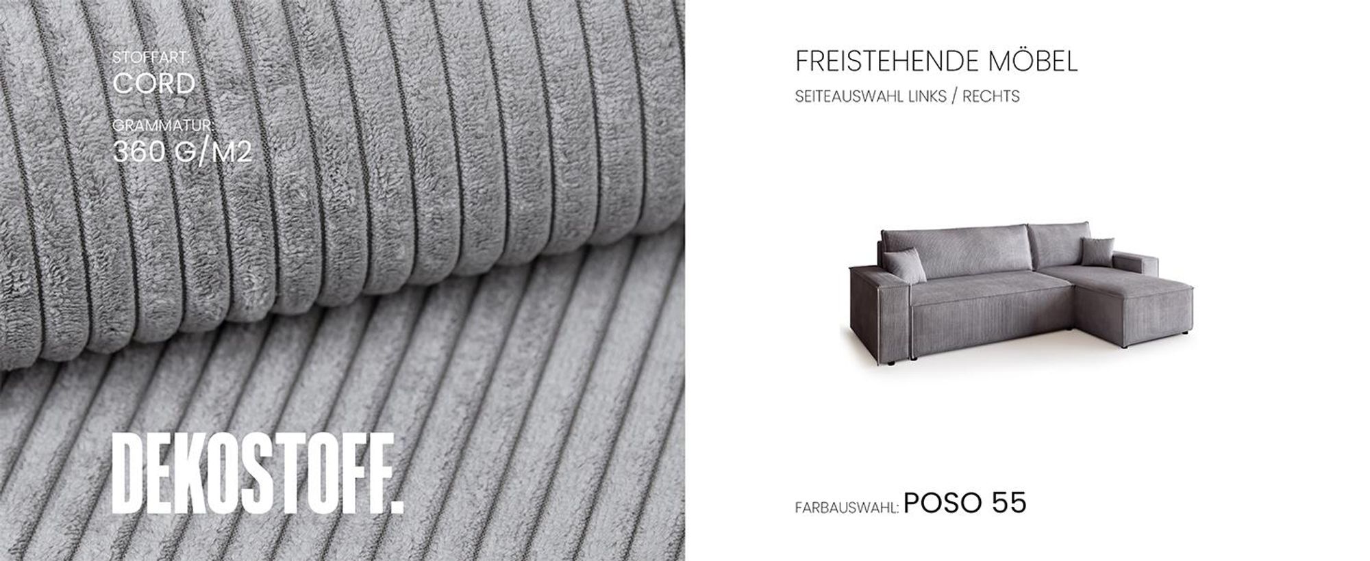 BroMARKT Ecksofa ADI Schlaffunktion Bettkasten L-Form 125x200 cm Beige