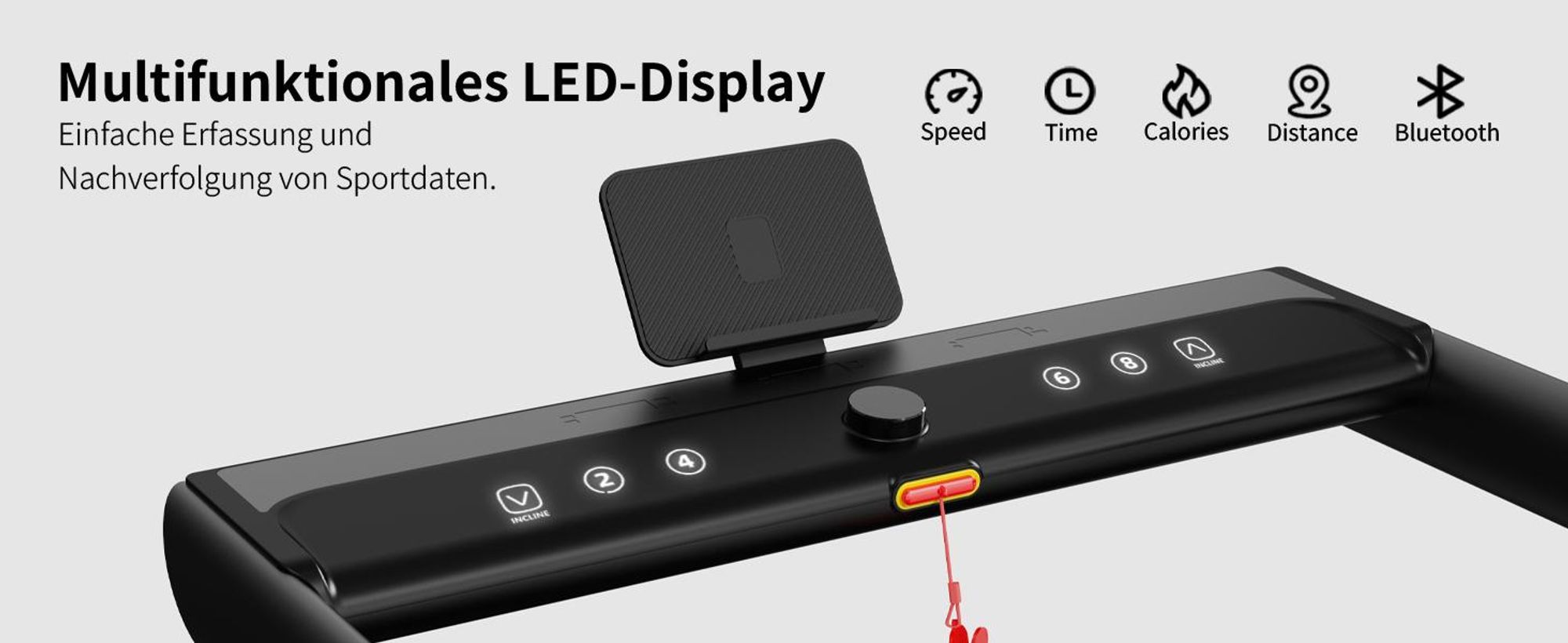 Yesoul T3 Pro Laufband – 3.0 PS Motor, 10 % Steigung, 6-Punkt-Dämpfung, 136 kg Traglast, klappbar, App-Steuerung