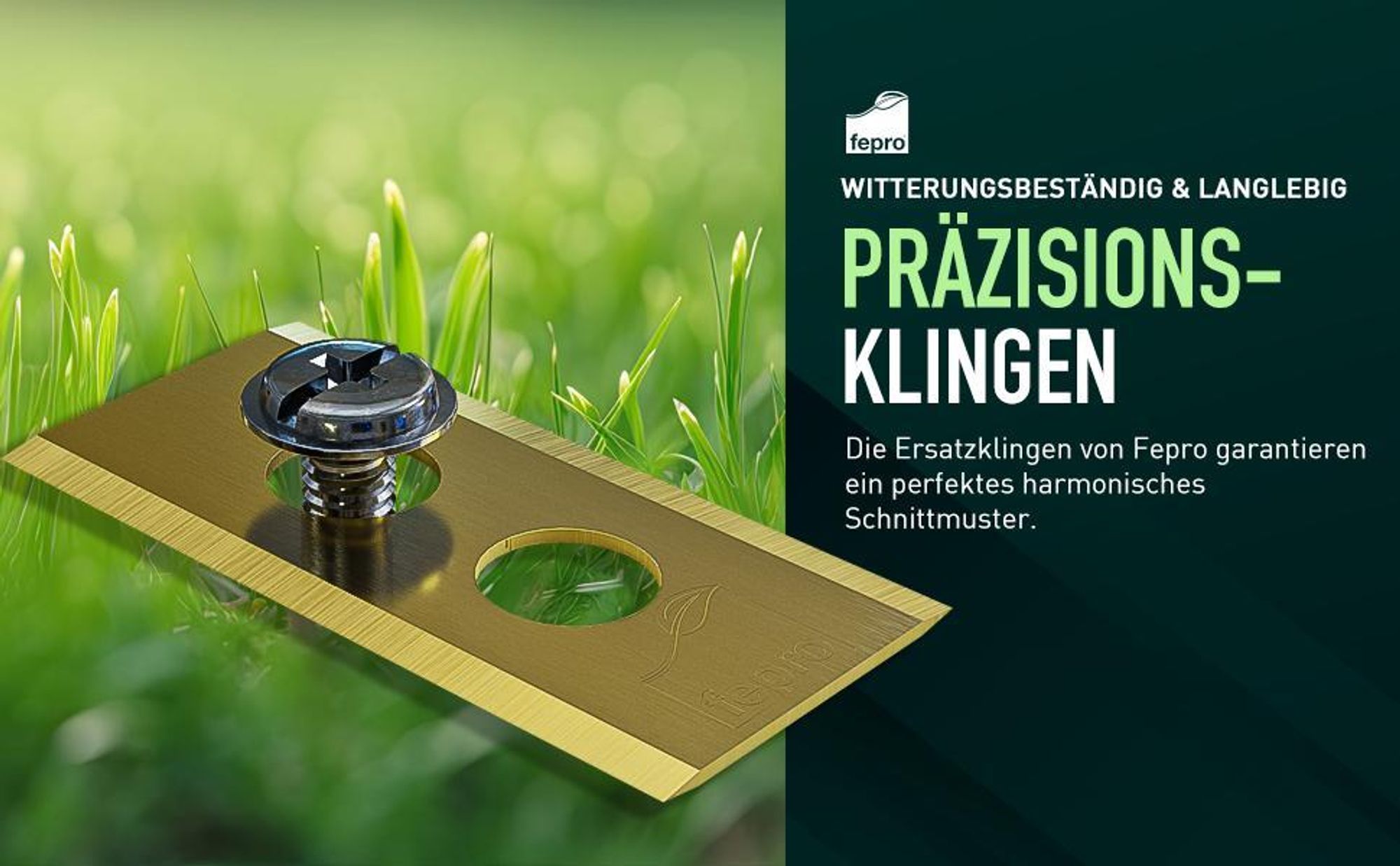 Fepro® Profi Ersatzmesser für Mähroboter - kompatibel mit WORX, LandXcape, Zoef Robot und Einhell - 12 Stück, Universal Ersatzklingen für Rasenroboter Messer Messerset Mähroboterklingen