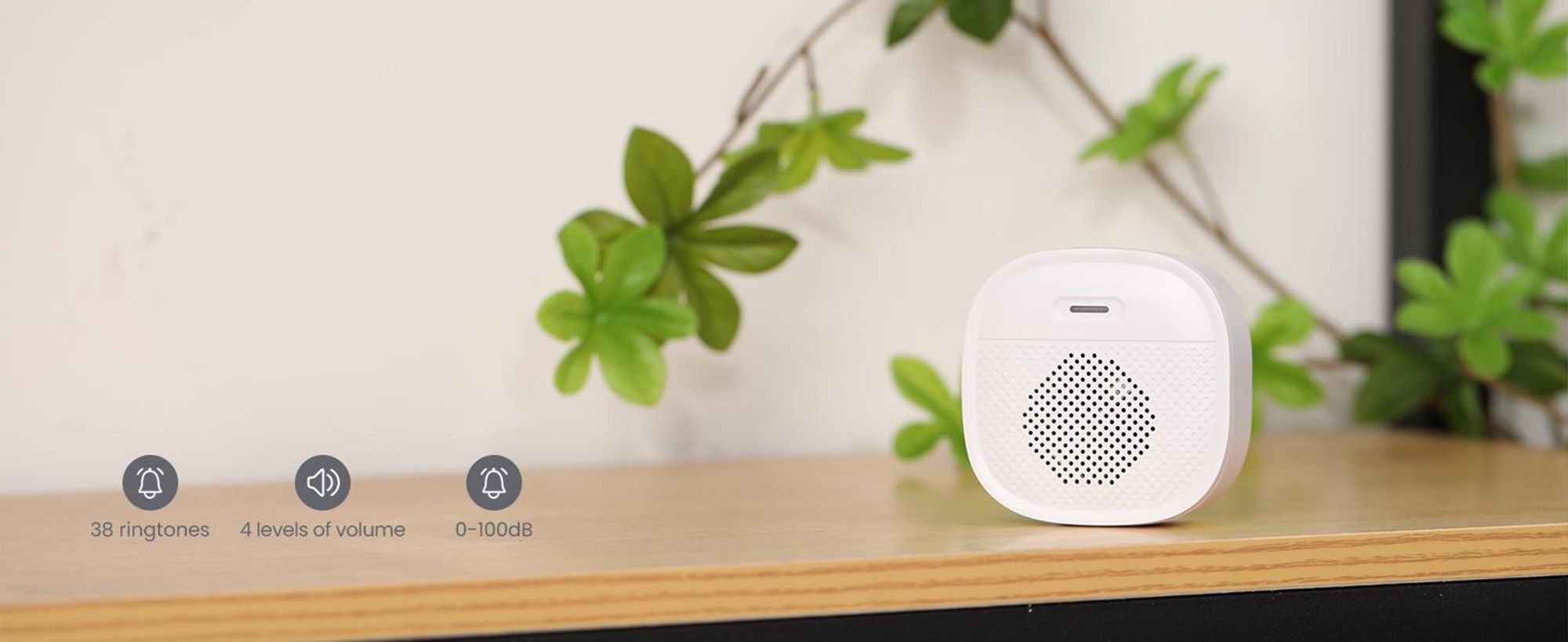 ieGeek WLAN Video Türklingel mit Kamera 1080P HD Kabellose Video Doorbell mit Gong, Smarte Türklingel mit Akku, PIR, Nachtsicht, 2-Wege-Audio, + 32GB