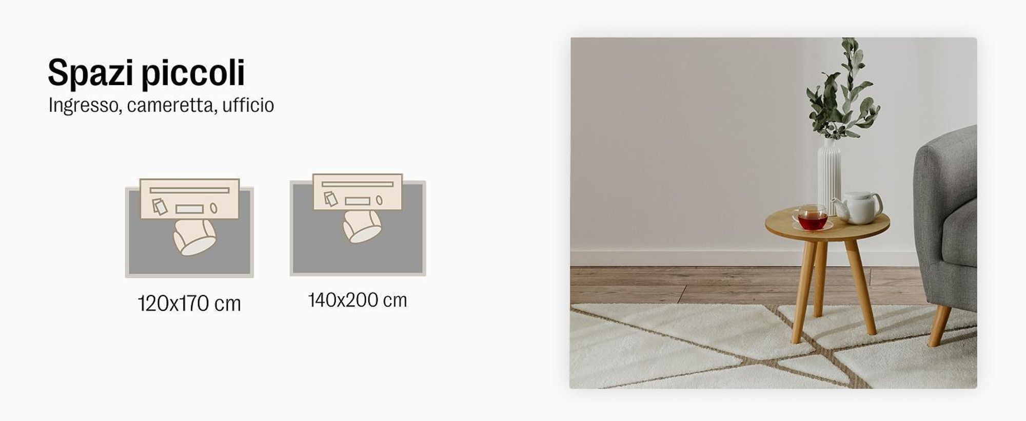 benuta tappeto soggiorno Elvy Crema/Beige 140x200 cm tappeto soggiorno rettangolare fantasia pelo corto morbido soffice