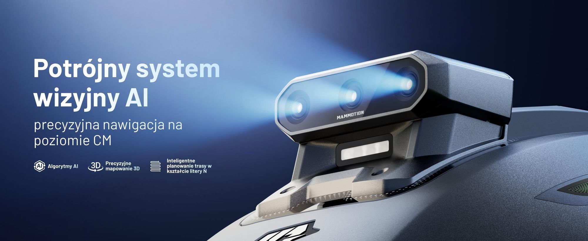 Robotická kosačka Mammotion YUKA Mini 2 800 s garážou a umývacím stojanom, do 800 m², DropMow, auto mapovanie, kosenie okrajov, 4G-Modul, APP