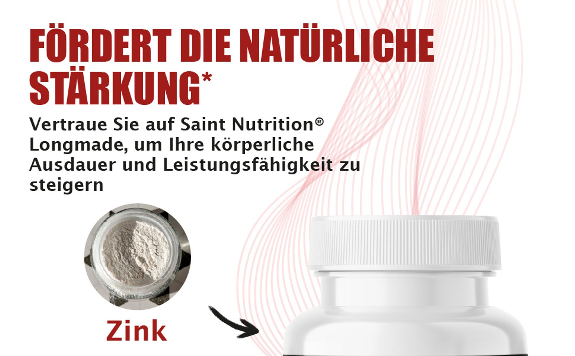 Saint Nutrition® LongMade – Penis Vergrößerung – L-Arginin – für Ihr Liebesleben – only for men – Kapseln für Penisvergrößerung - größeren Penis