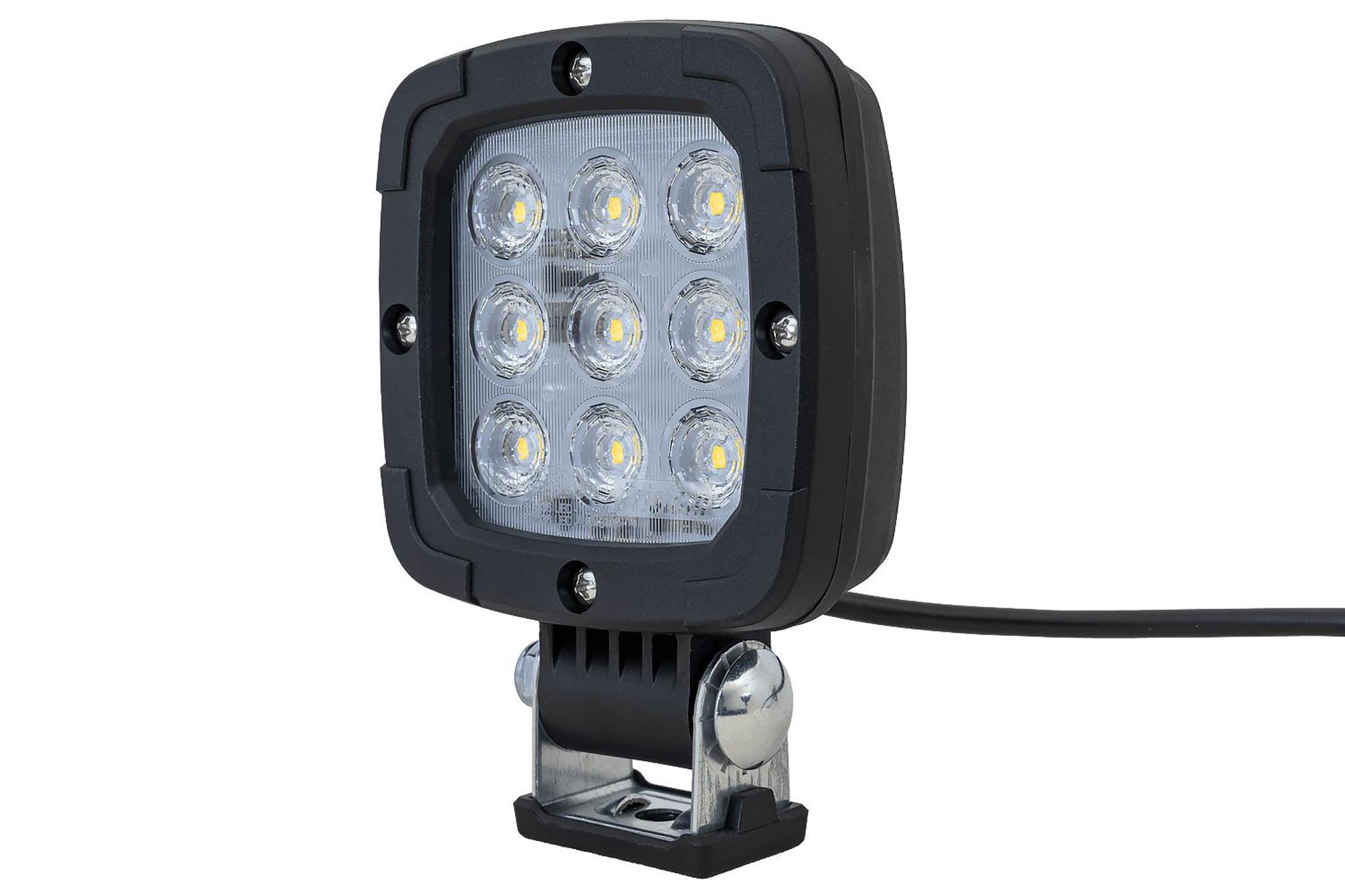 LED-Arbeitsscheinwerfer-Reflektor FRISTOM FT-036 SLIM 9xLED 1400lm