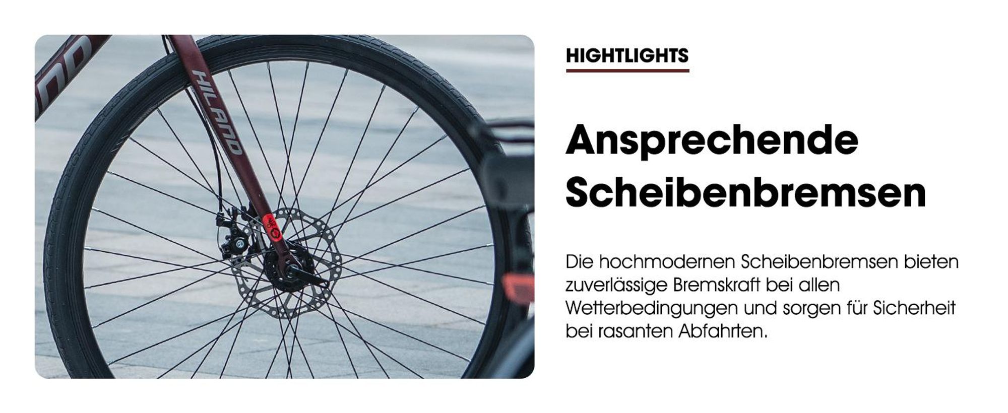 Hiland 28 Zoll Rennrad 700C Trekkingrad Aluminiumrahmen mit 21 Gang-Schaltung Scheibenbremse Racing Bike für Damen und Herren, Silbrig