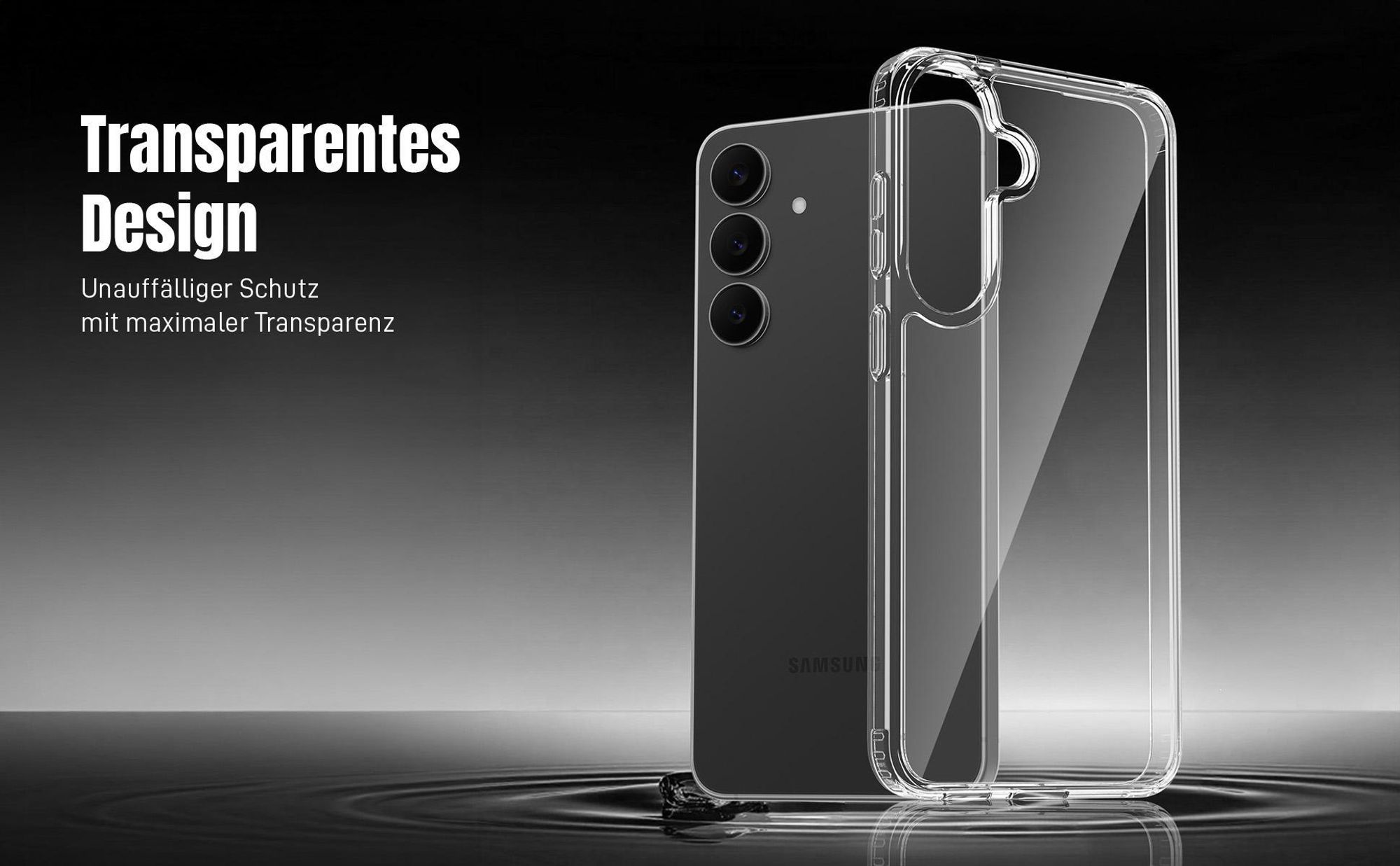 Transparentes Smartphone Cover für unauffälligen Schutz für Samsung Galaxy S26 FE