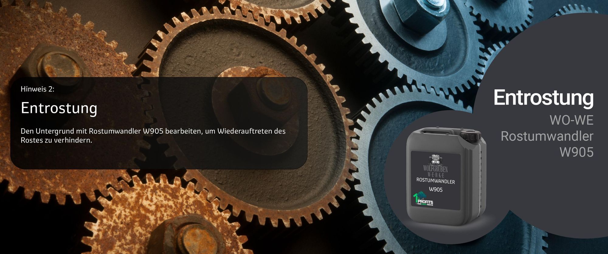 WO-WE Hammerschlag Effektlack W901 Entrostung