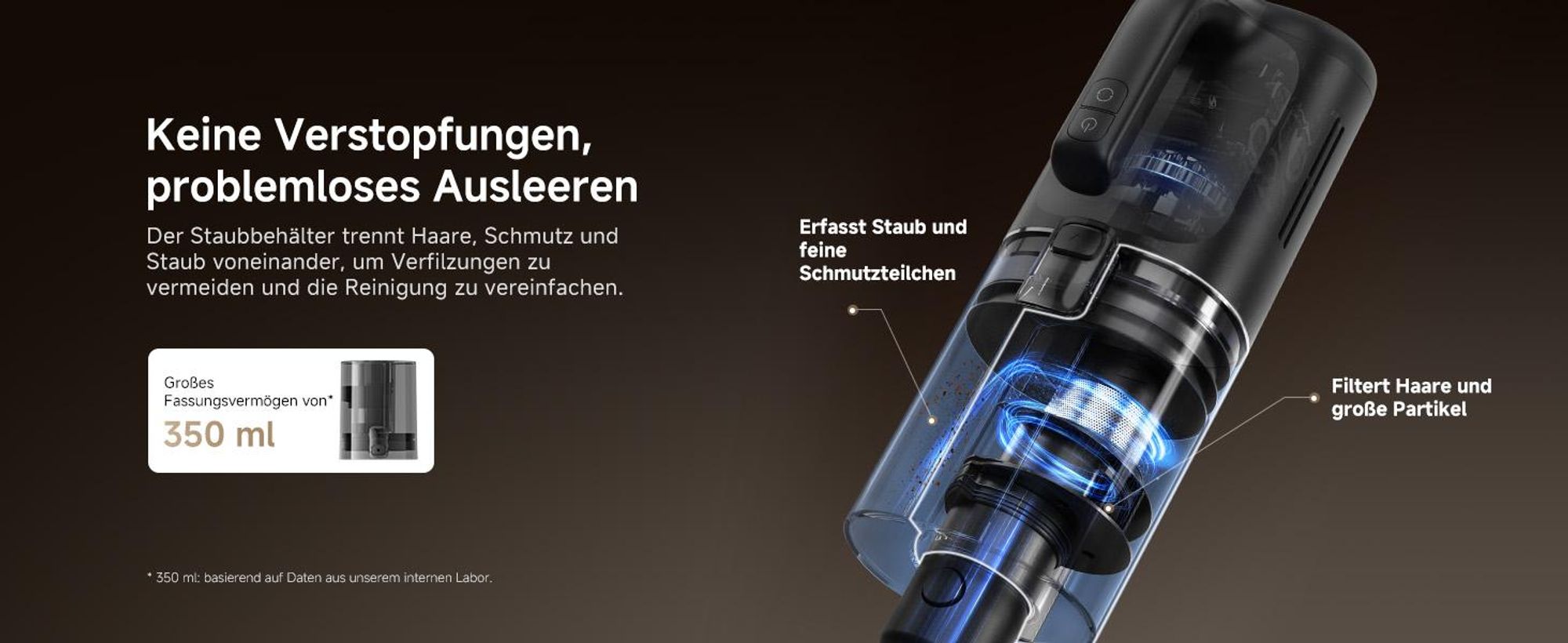 DREAME H14 Dual Nass- und Trockensauger, 5-in-1,180° Liegeposition, 18000 Pa Saugleistung,60 °C heißes Wasser,Reinigung mit zwei Kanten,App-Steuerung