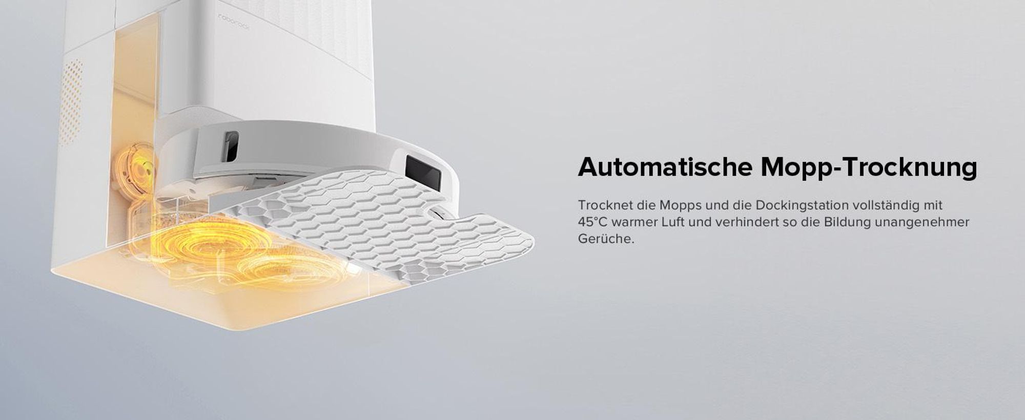 Roborock Qrevo Pro Saugroboter, 60°C-Heißwasser-Moppwäsche, FlexiArm Kantenreinigung, Hebarer Mopp, Teppichstrategie (Upgrade von Qrevo S ) Weiß