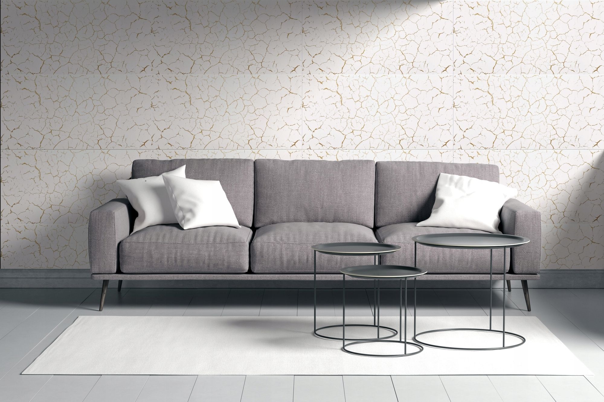 DECCART | 3D Deckenplatten | Desert 04XL Wandplatten | Betonimitation | 100x50cm | 4m2