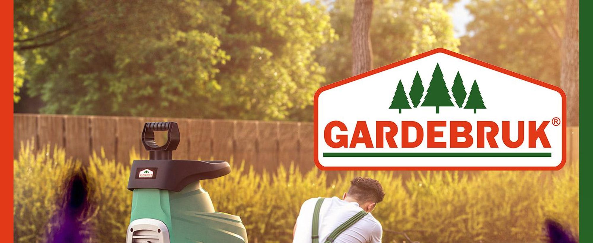 GARDEBRUK Broyeur de végétaux électrique 3.100 W