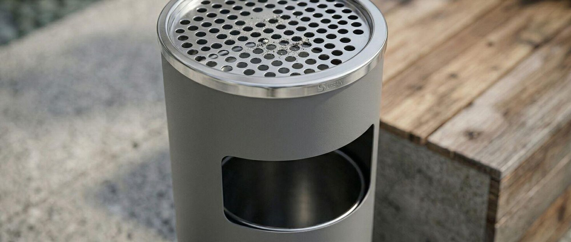 tectake® Standaschenbecher 30 l 25 x 61 cm