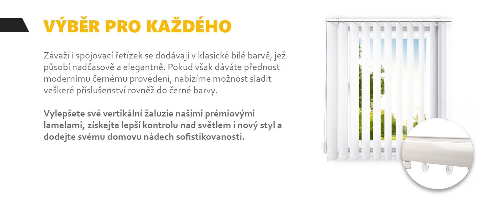 Time4blinds - Náhradní lamely pro vertikální žaluzie - 127x2290mm - Bílá