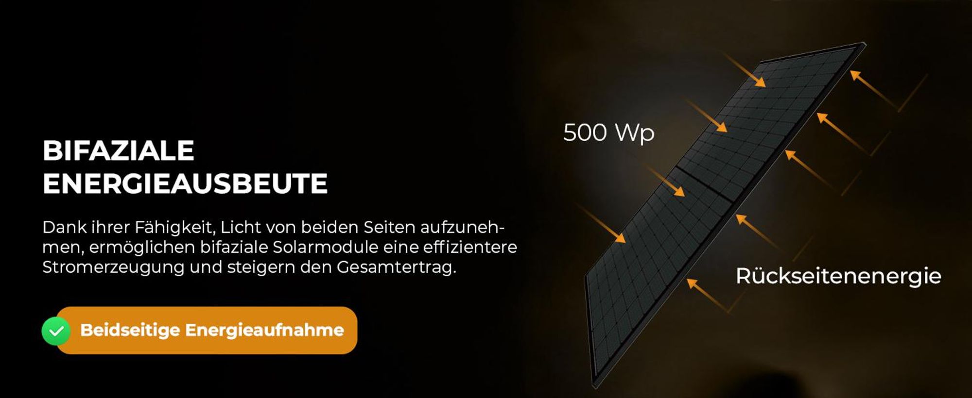 SUNNIVA® 1000W Balkonkraftwerk BIFAZIAL FULLBLACK komplett Steckdose HOYMILES 2x 400 Watt Wechselrichter, Komplettset 2x500W PV Solaranlage Solarmodule
