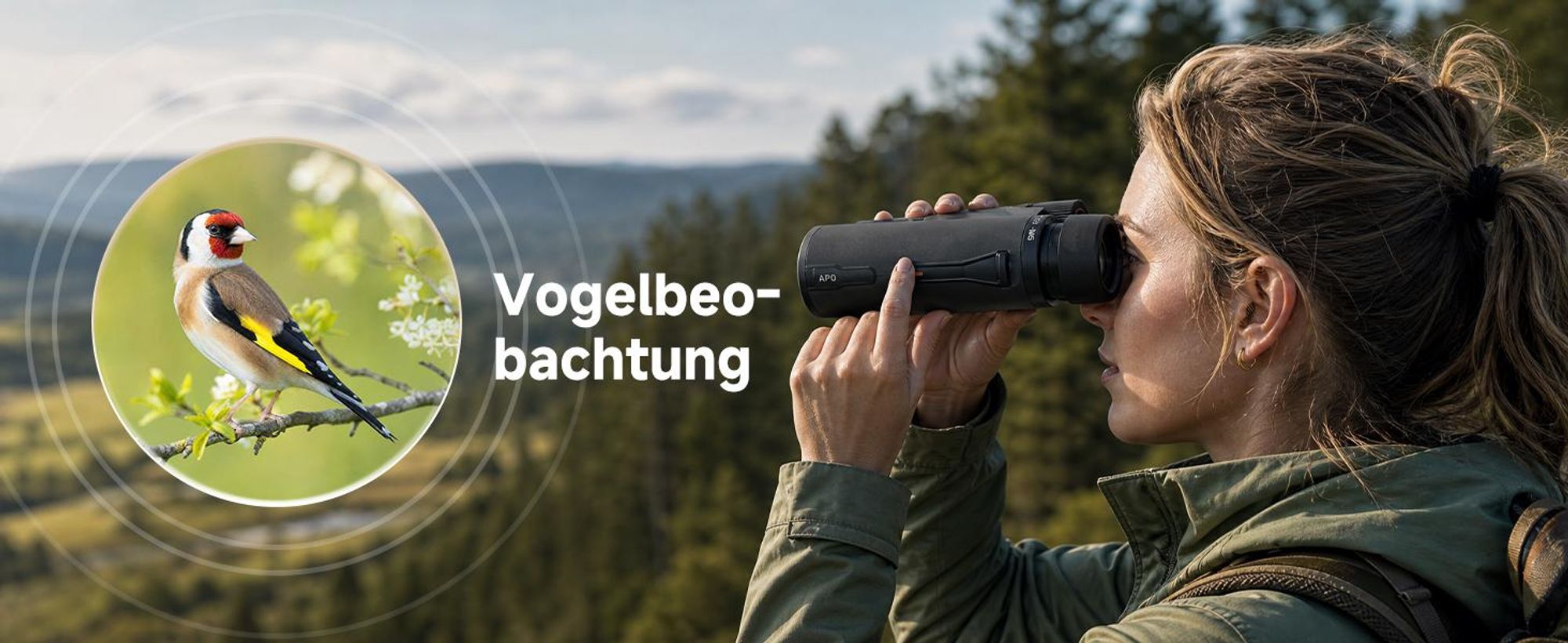 Svbony SA207 PRO APO 8x42 Fernglas mit Tragetasche, mit Ultraweitem 9,1 Grad Sichtfeld, IPX7 Wasserdicht und Beschlagfrei,  für Vogelbeobachtung