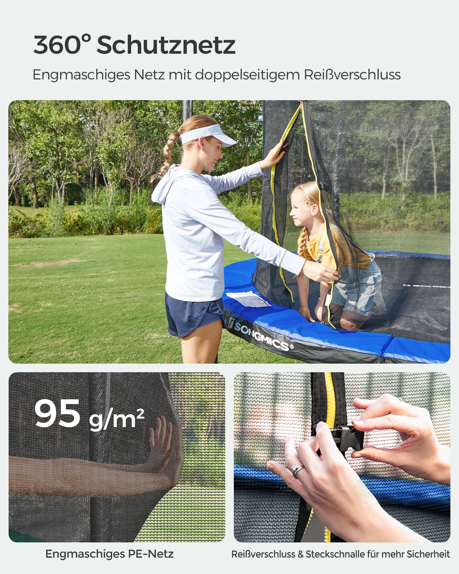 Gesicherter Reißverschluss