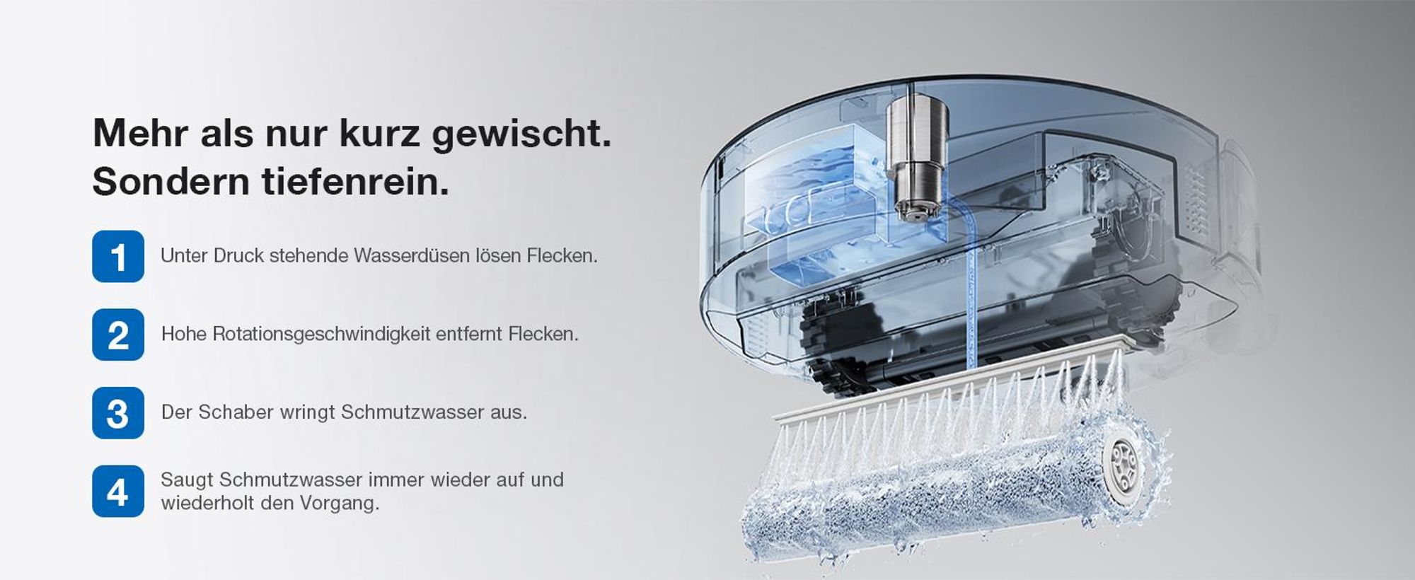 ECOVACS DEEBOT T90 PRO Omni 30.000Pa Saugroboter mit 2pcs Original-Reinigungslösung, Staubsauger Roboter mit Wischfunktion, Schwarz