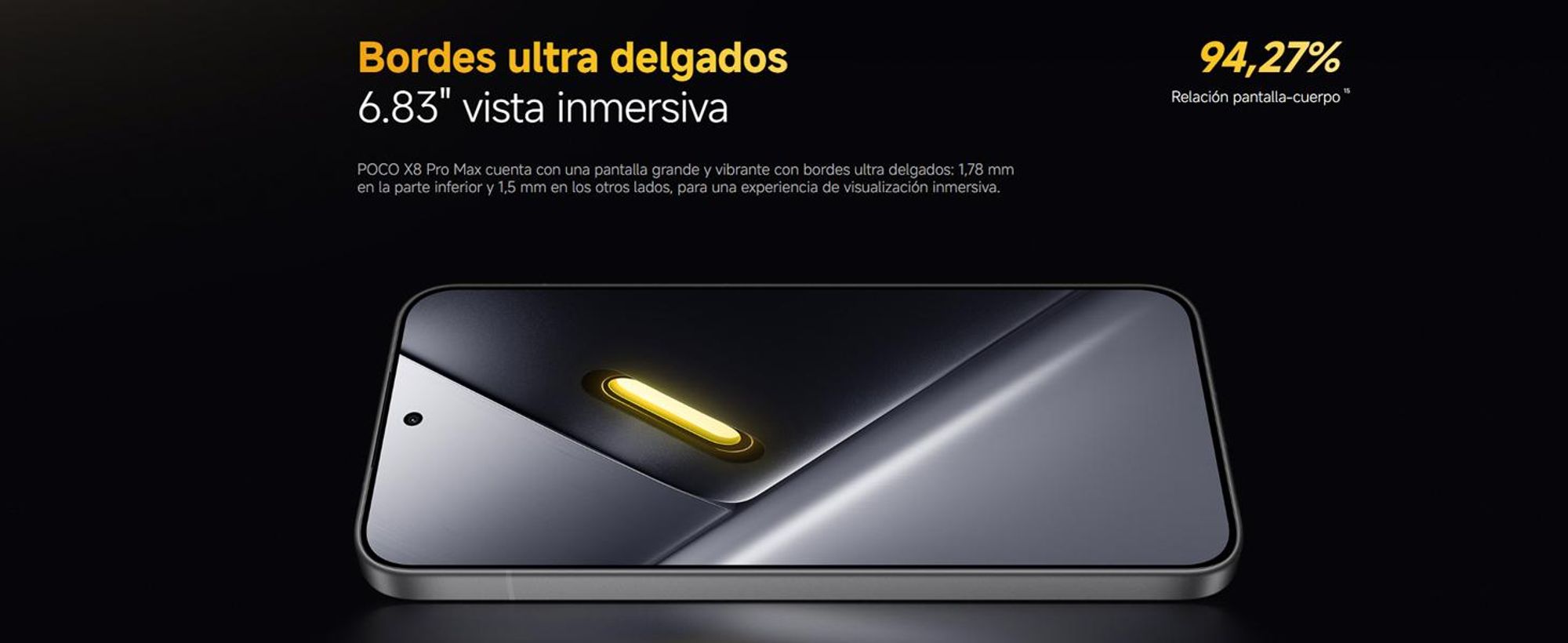 Xiaomi Poco X8 Pro Max, color azul, procesador MediaTek Dimensity - Teléfono móvil - 512 GB