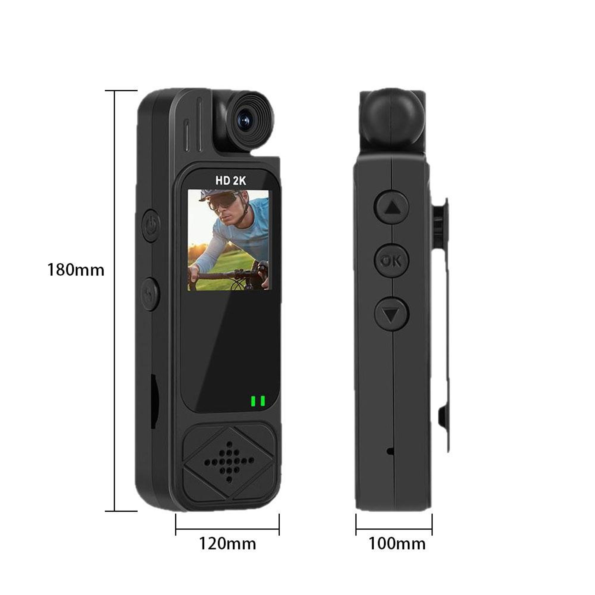 Ultra HD WiFi Mini-Kamerarekorder Polizeikamera Infrarot-Nachtsicht Sport DV Reiten Handheld tragbare digitale Videoaufzeichnung