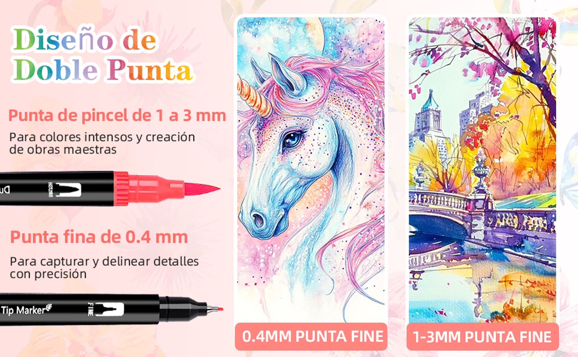 Dual Brush Pen Set 100 Farben, Fineliner Set, Filzstifte Dicke und Dünne, Pinselstifte set, Stifte für Bullet journal, Kalligraphie, Manga, Malbücher