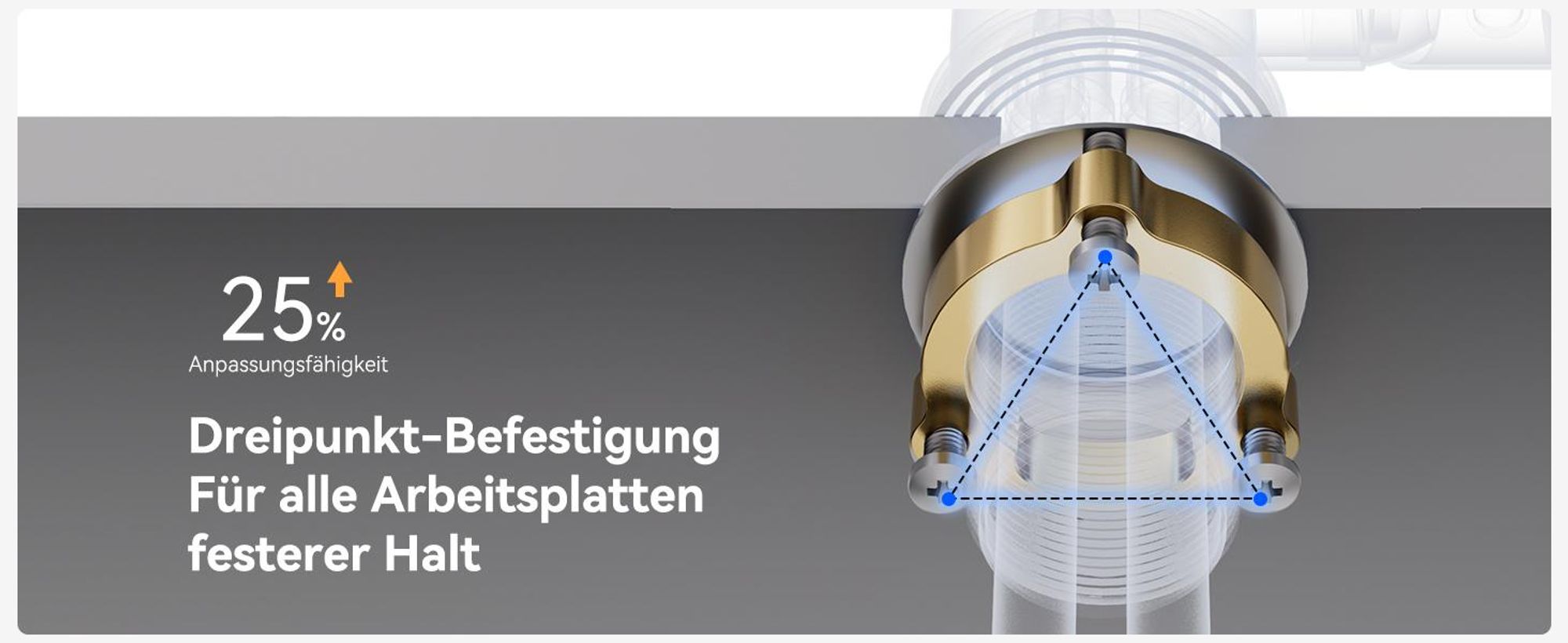 Wasserhahn Küchenarmatur, 360° Drehbar Spültischarmatur, Cecipa Ausziehbare Küchenarmatur 304 Edelstahl, Ausziehbarer Wasserhahn, Gebürstet