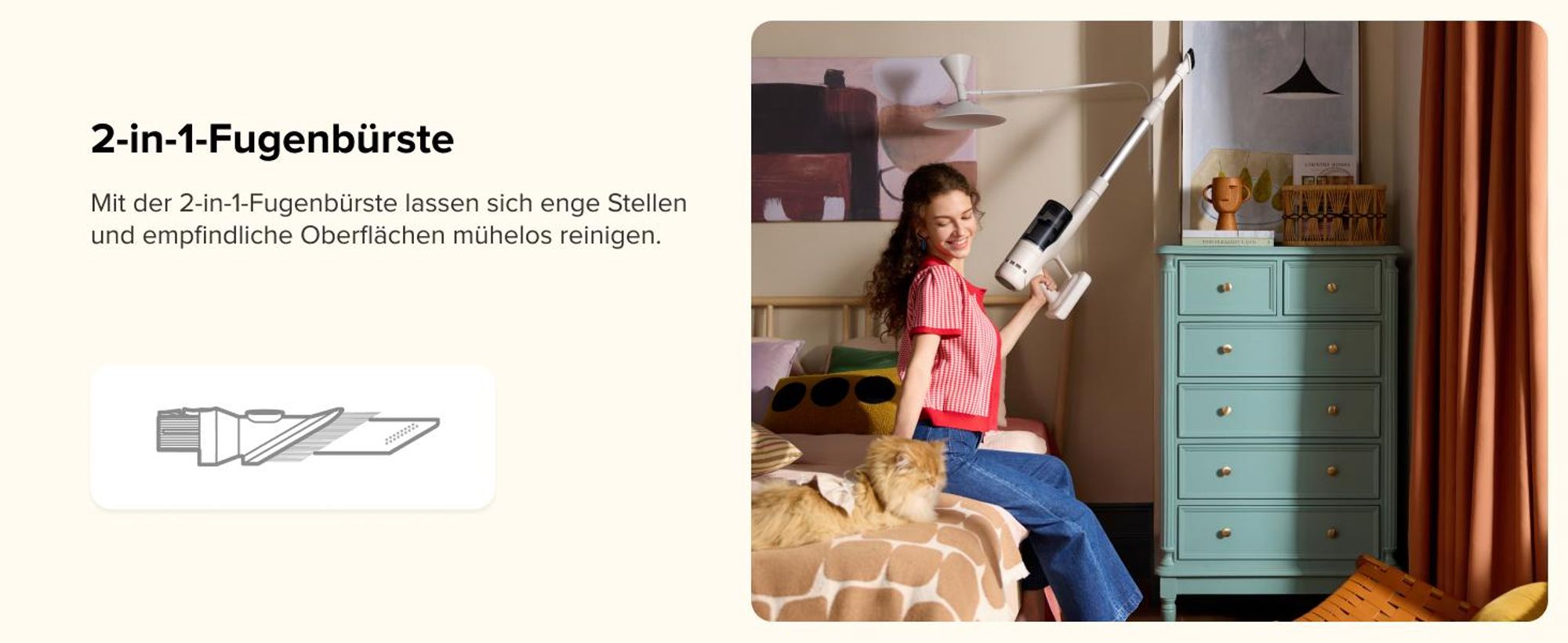 Roborock H60 Hub Akku Staubsauger mit Absaugstation, 27000Pa/300W/60 Min Akkusauger mit Absaugstation, Staubsauger kabelos mit Anti-Tangle Bürste