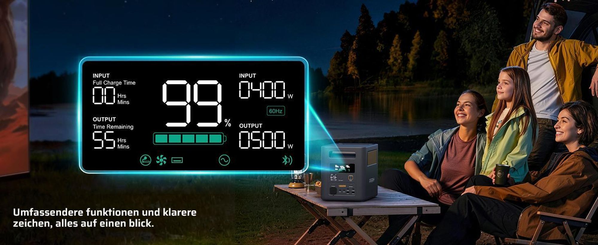 AFERIY Nomad1800 Pro Kit Solare 1024Wh Espandibile Pannello 400W