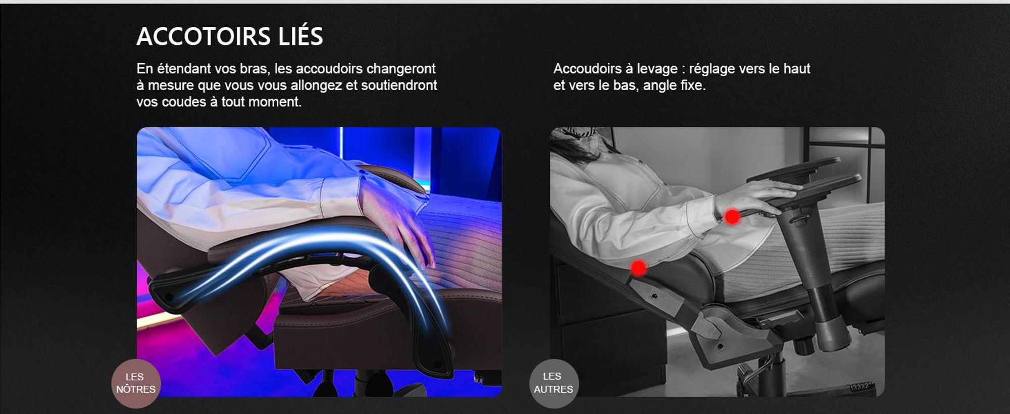 GTPLAYER Chaise de jeu ACE PRO, Chaise de bureau ergonomique Accoudoirs inclinables Avec repose-pieds, Haut-parleur Hi-Fi, Atmosphère sonore impressionnante, Marron clair