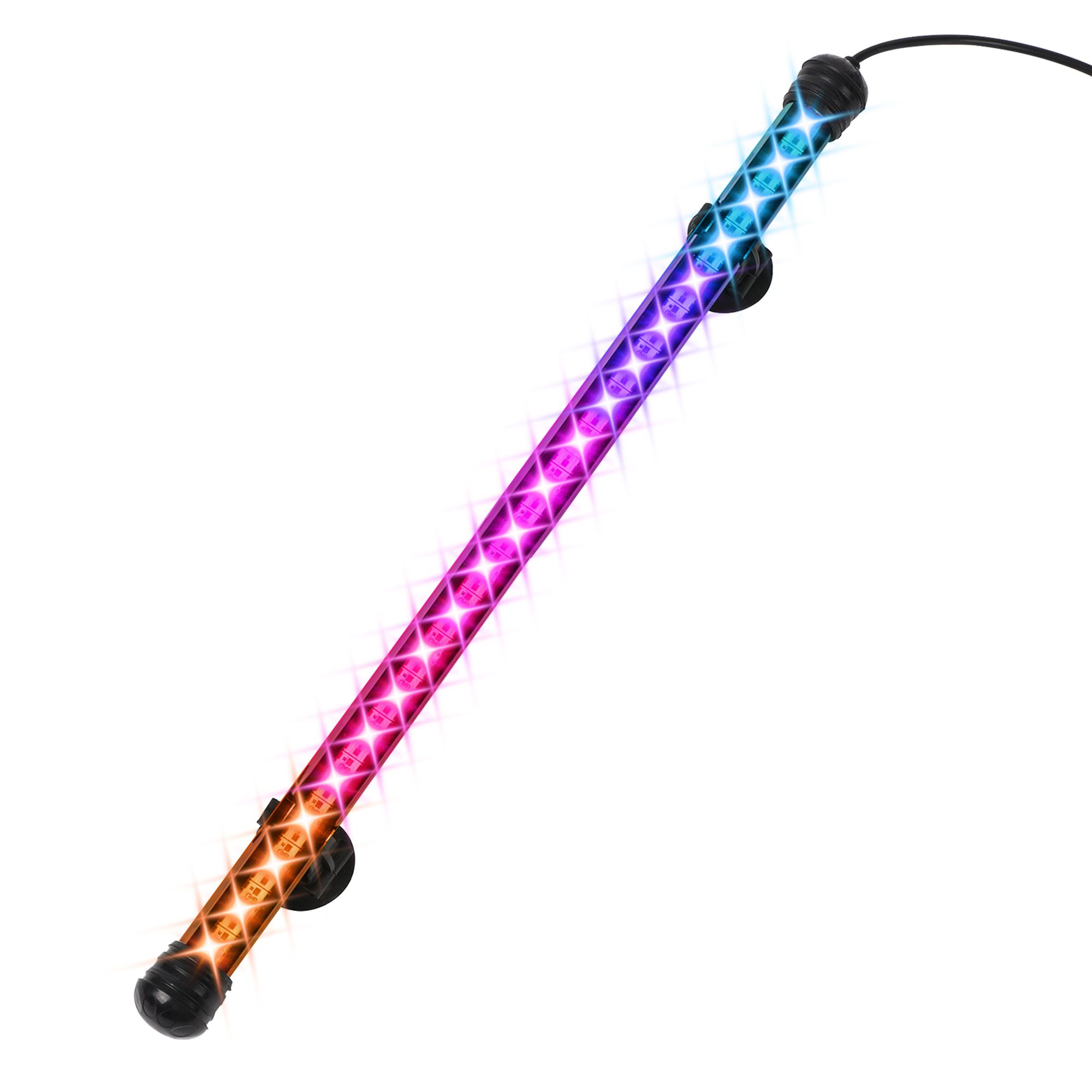 38cm Aquarium LED Lampe IP68 Wasserdicht 5W 21LEDs RGB Beleuchtung Aquarium Licht mit APP Fernbedienung Aquarienpflanzen Licht DIY Aquarienbeleuchtung