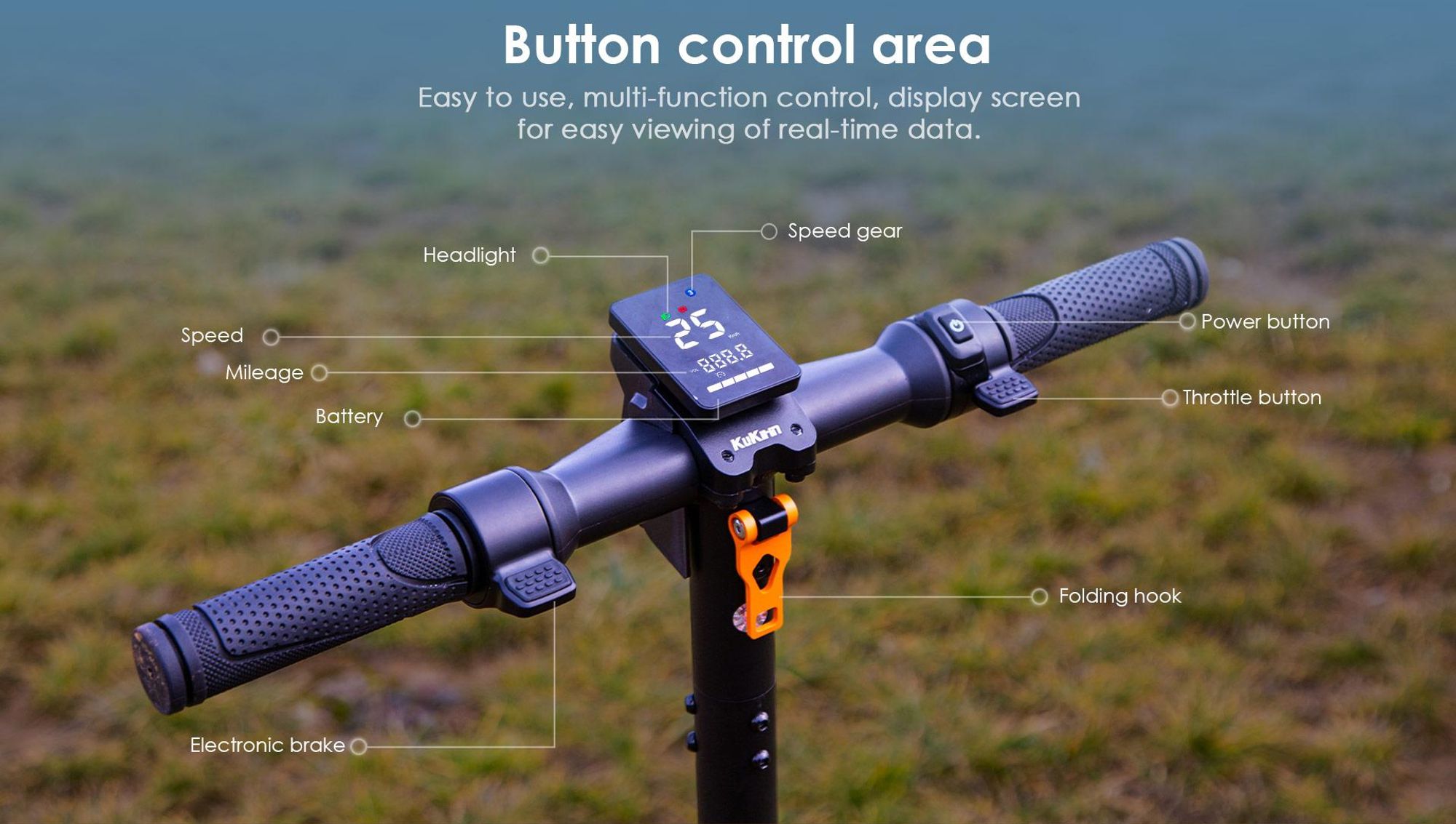 S1 Max - Trottinette Électrique Pliable - Batterie 36V 10,4Ah - Pneus 8 Pouces - Autonomie 39km - IP54 Imperméable - Nior