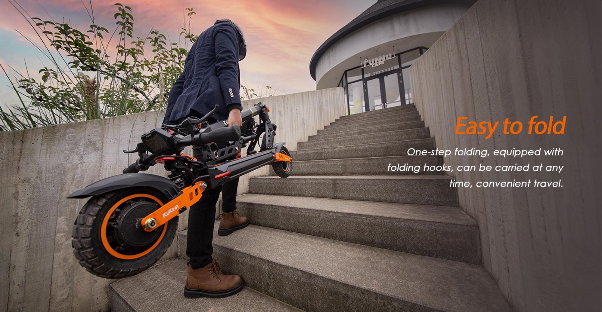 G2 MAX - Trottinette Électrique Pliable - Batterie 48V 20Ah - Autonomie 80KM - Roues 10'' - Freins à disque avant et arrière - Écran LED multifonction