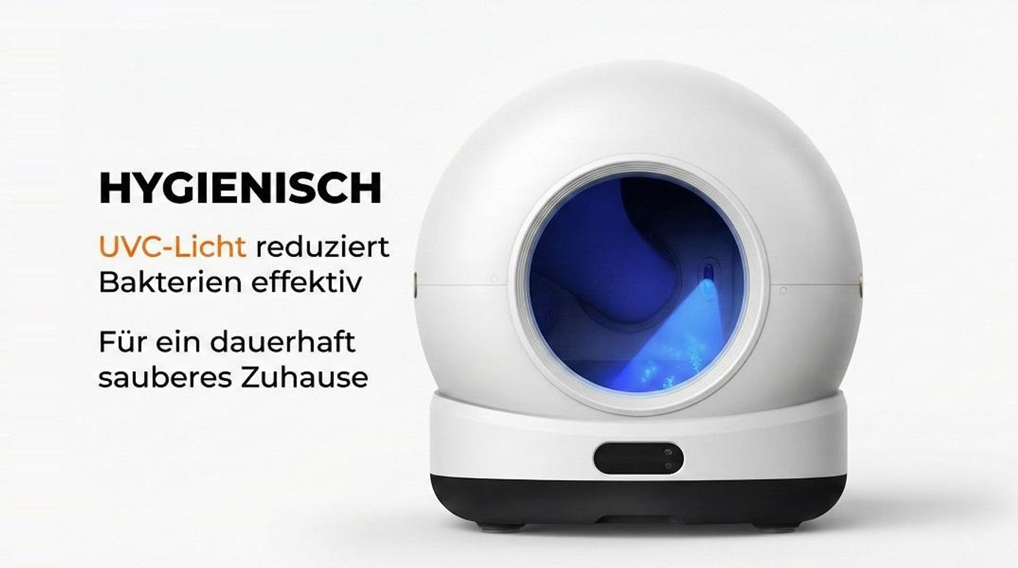 Zedar K1200 PRO - Automatische Katzentoilette - Selbstreinigende Katzentoilette - Inkl. App -Mit Katzenstreumatte und 3 Rollen Auffangbeutel - 82L XXL