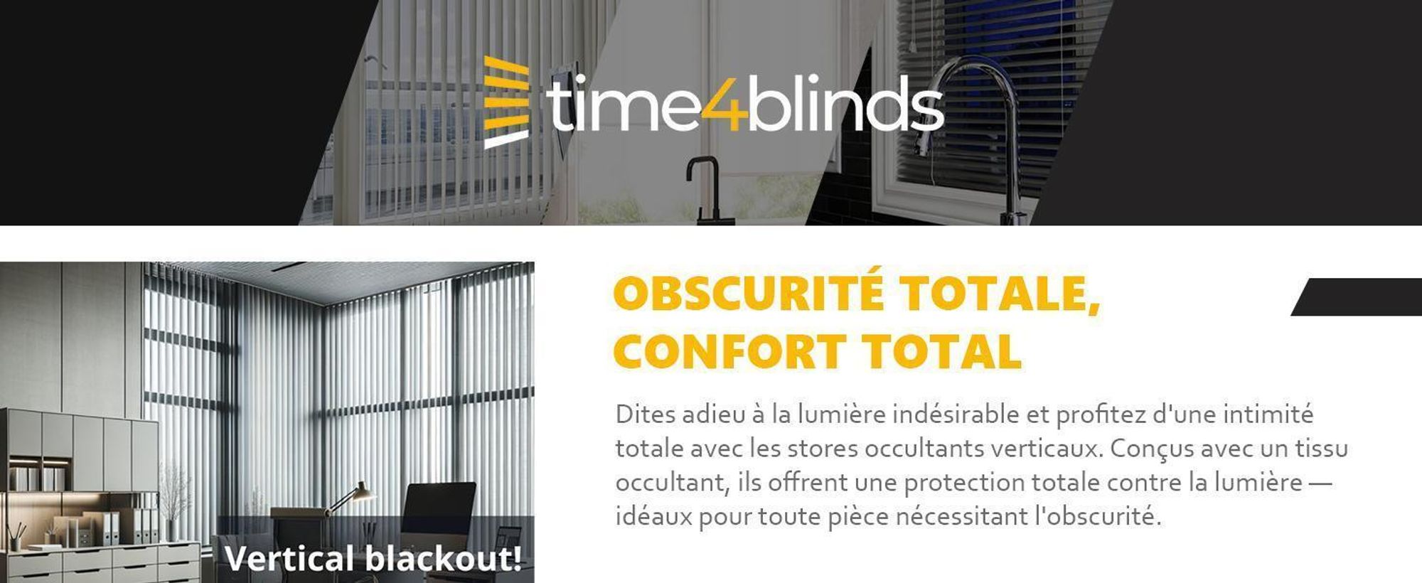 Time4blinds - Store californien occultant - 140x180 cm - Beige